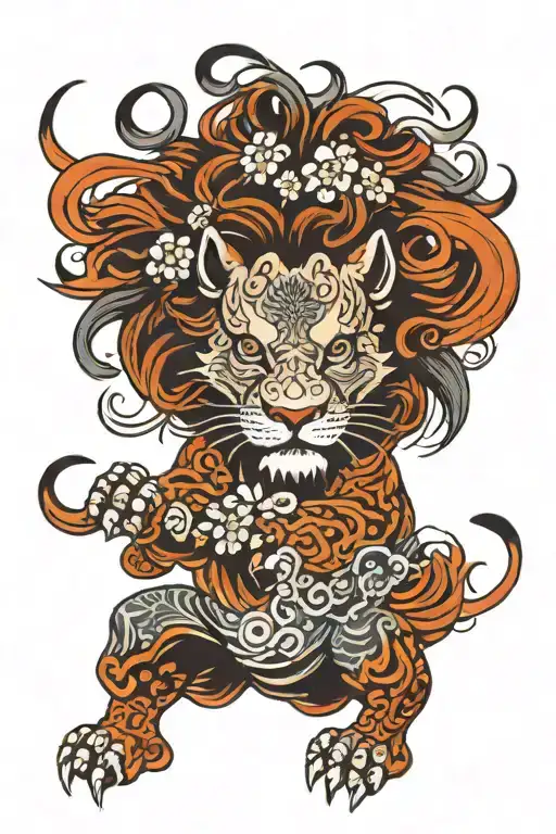 Lion Life Intertwined