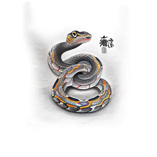 Snake Abstract Hands