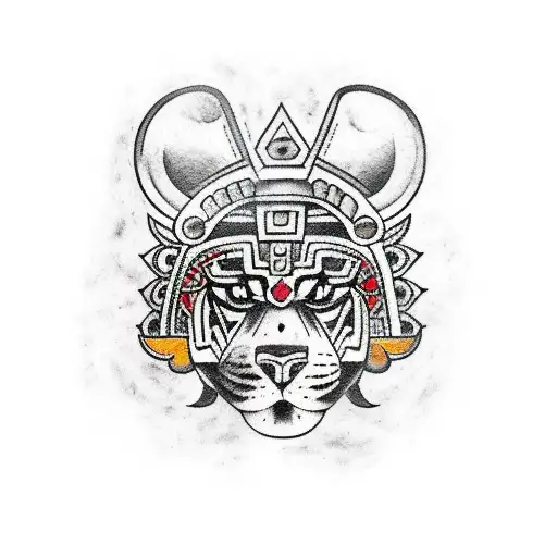 Aztec Jaguar Warrior Full Body Tattoo On A Fat Body