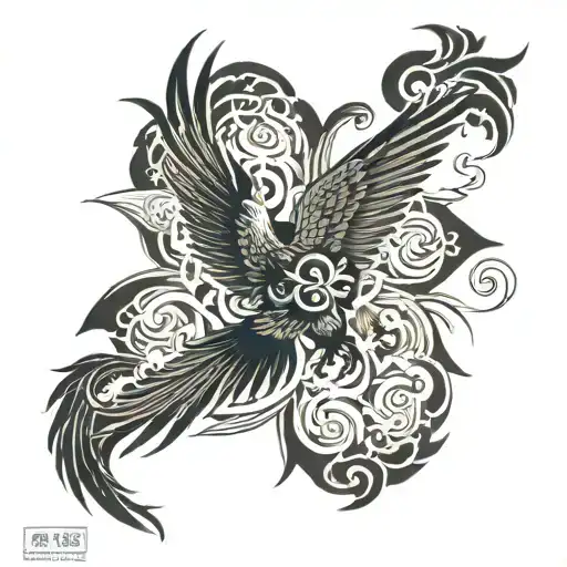 Phoenix In A Maltese Cross