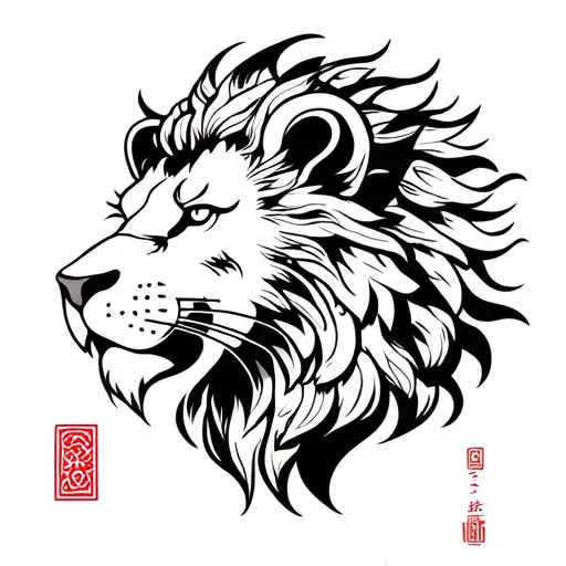 Babylonian Lion Head