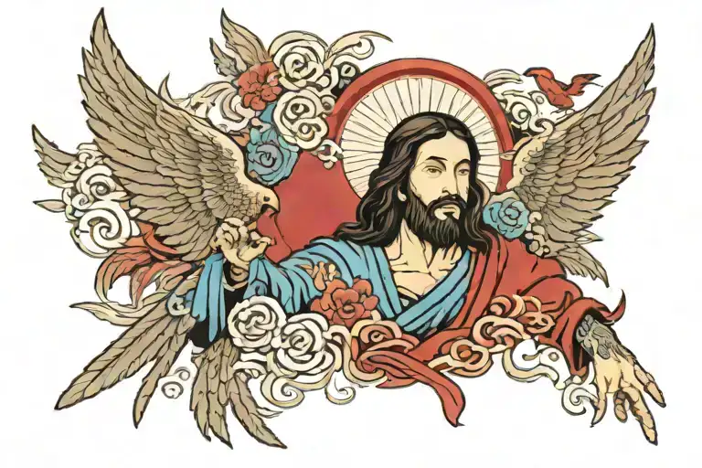Jesus With 999 Wings Made