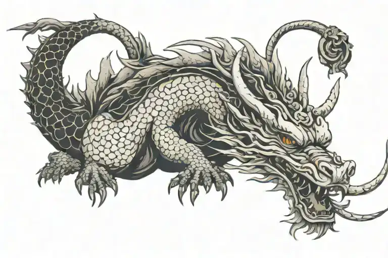 Dragon Made From Garbage