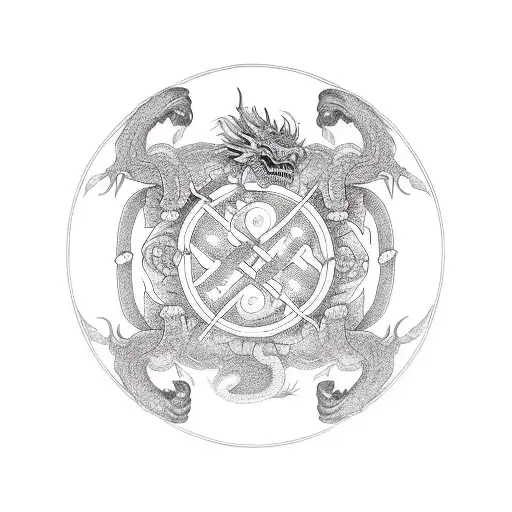 Merge A Dragon Possed As A Ouroboros Infinity Symbol