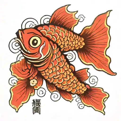 Fish As Well As Cai Symbols In