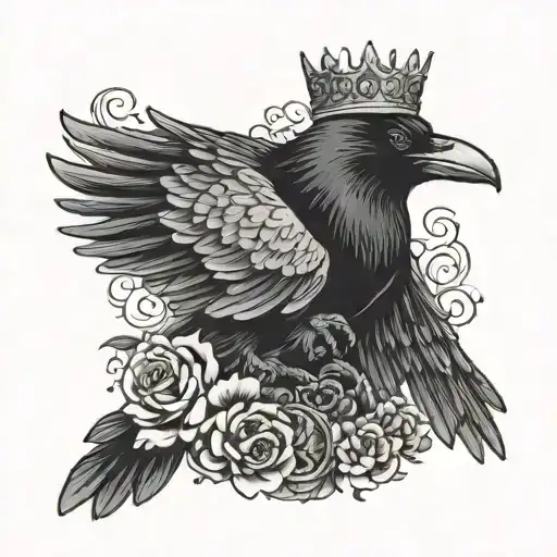 Crow On Top Crown