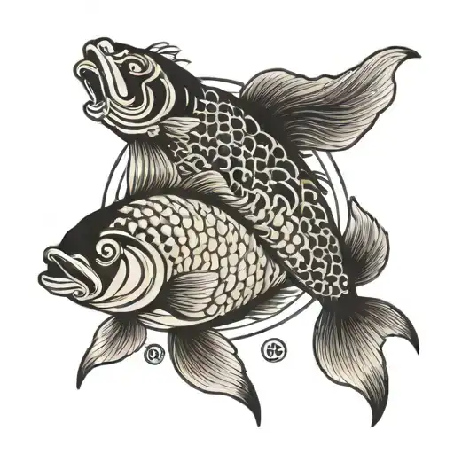 Precious Fish Ying Yang