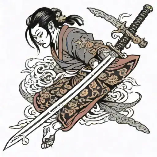 Die Lit With A Sword In The Middle