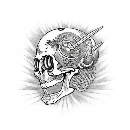 Retro Skeleton Knight