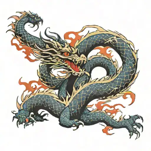 Dragons Breathing Fire