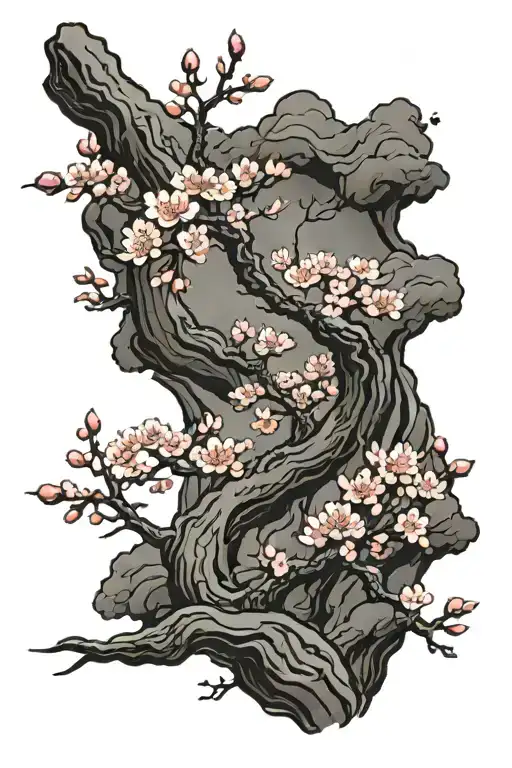 Cherry Blossom Tree Sleeve