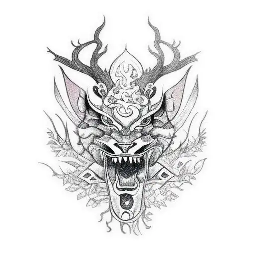 A Mystical Forest Creature Inspired By The Azores Folklore Practicing Karate Moves