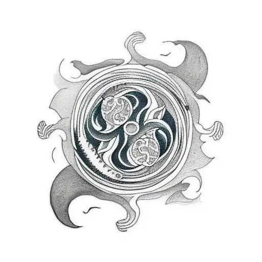 Create A Small Ying Yang Tattoo For Brother And Sister