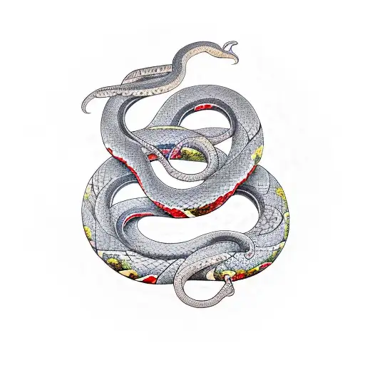 Long Snake With Elements
