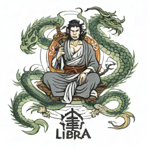 Libra With Dragon