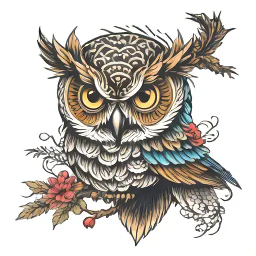 Owl & All Seeing Eye