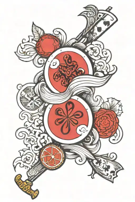 A Beautiful And Minimalistic Tattoo On The Forearm On The Theme Of Casino And Poker