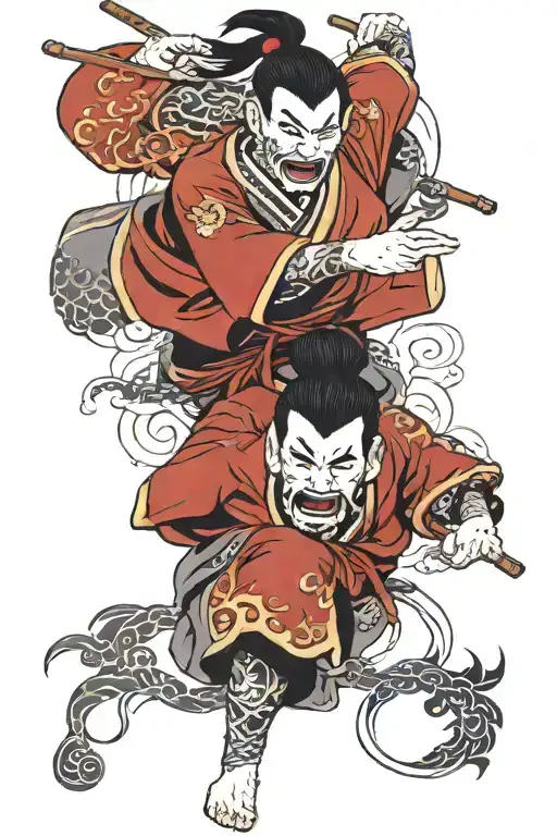 Realism Tattoo Of A Brave