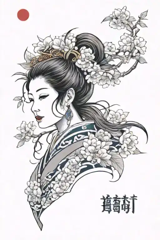 Portrait Of A Femida Goddess