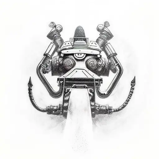 A Spartan Warrior Welding Together Pieces Of A Motorcycle In A Futuristic Video Game Setting