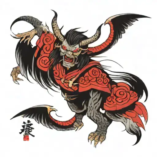 Samurai Demon Wings