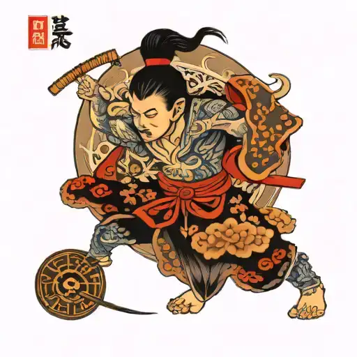 Asian Zen Warrior