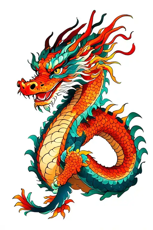 Carpe Coi Around Dragon