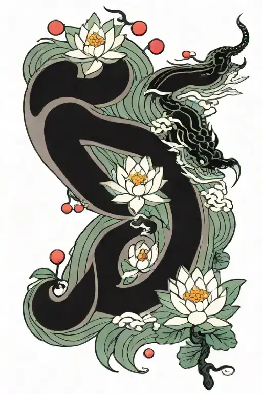 Cherry Blossom Lotus Dragonball