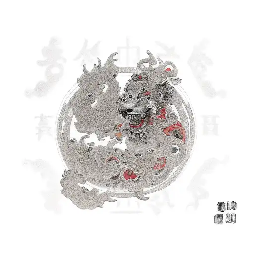 Foo Dog Controled By A Women