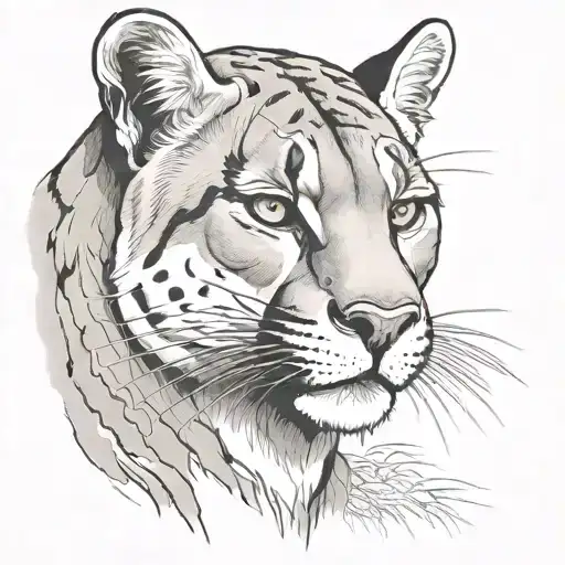 Cougar Head Emerging Stronger