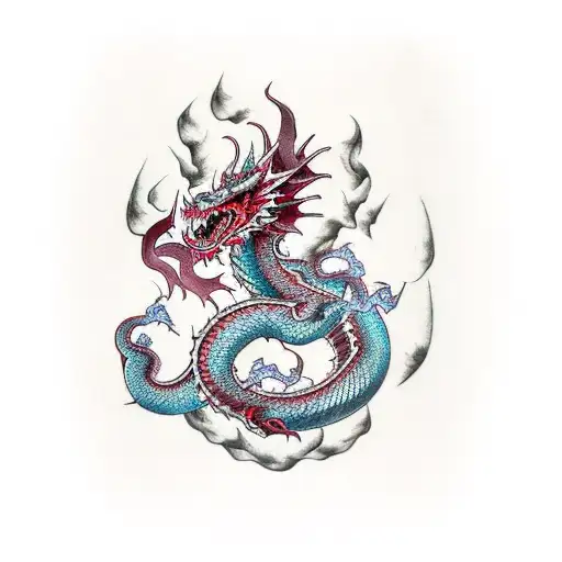 Maroon Dragon