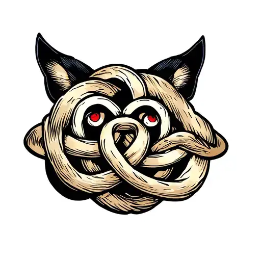 Wu-tang Clan Knot Mixed With Chinese