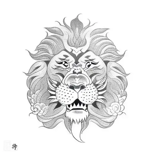 The Mouth Of A Lion Turning Into The Head Of A Fish