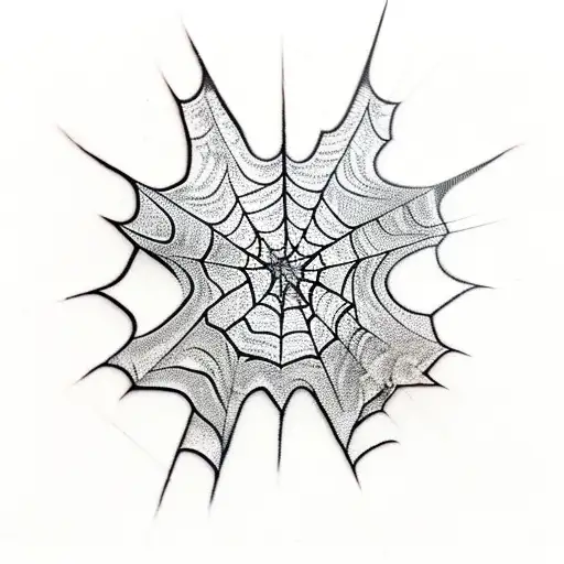 Dark Clothing Items Morphing Into Spider Webs In A Realistic Style