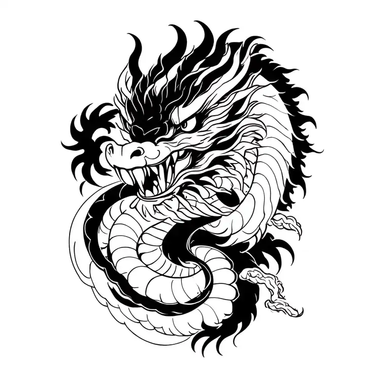 Chinese Dragon Wrapped