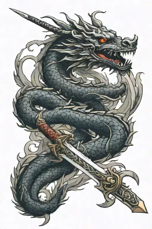 Dragon Sword Wrapped