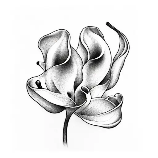 Calla Flower For Collarbone