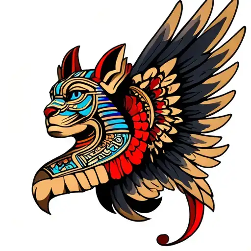 Aztec Winged Sphinx