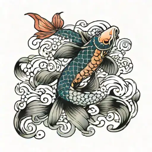 Koi Fish Sleeve
