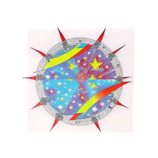 Falling Star On Fire