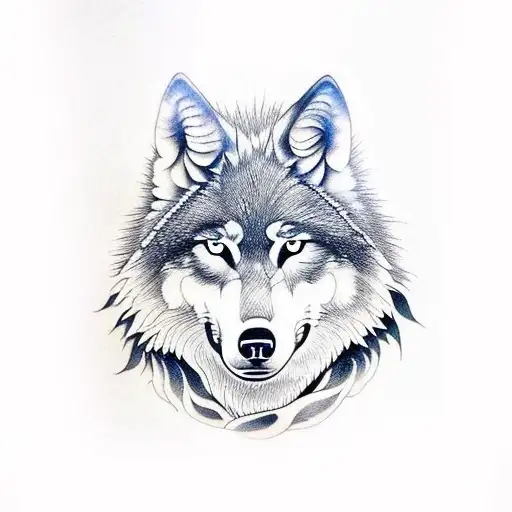 Wolf With A Crescent