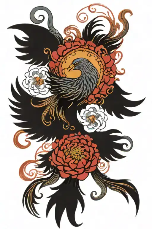 Phoenix Heart Ocean Earth