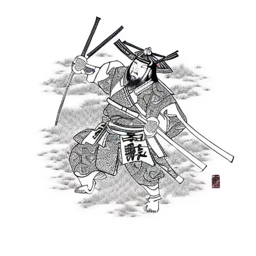 A Samurai Doing Hara-kiri