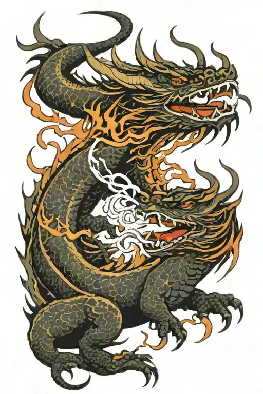 Dragon Breathing Fire