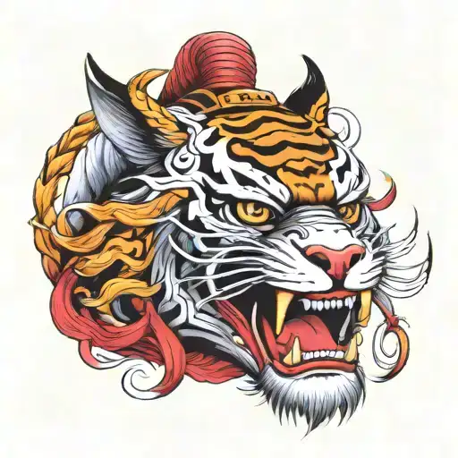 Tiger Head Witch Kabuto Helmet