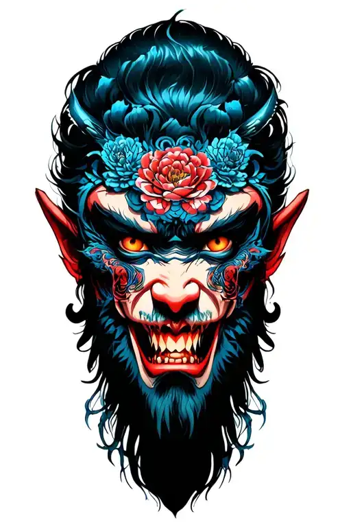 Portrait Demonstrating My Demons They Know