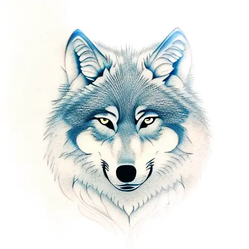 Wolf Chinese Or Japanese Style