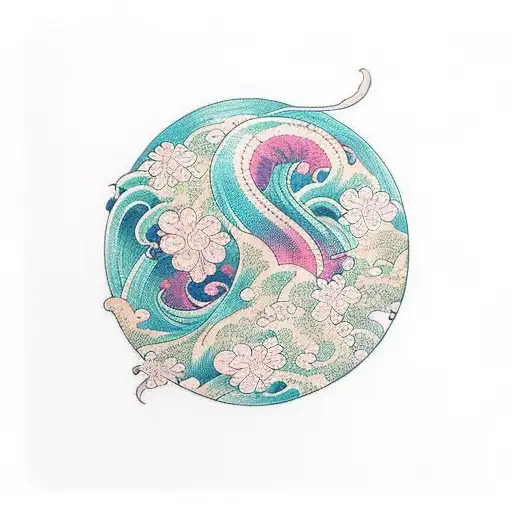 Clover And Birthday With Waves