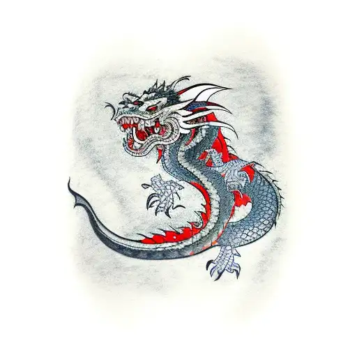 Dragon Yokai Samurai