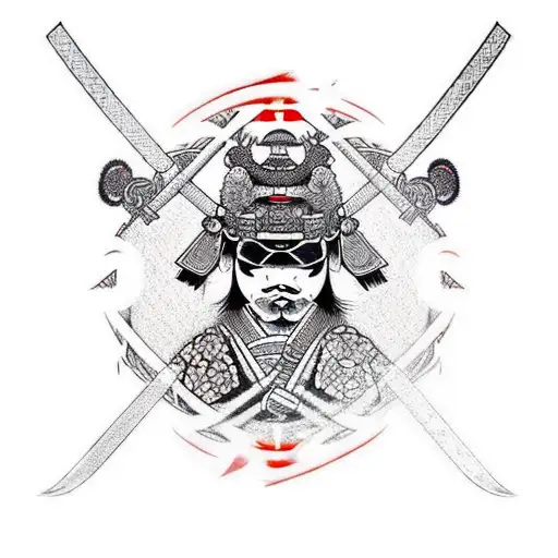 Samurai With Laser Katana